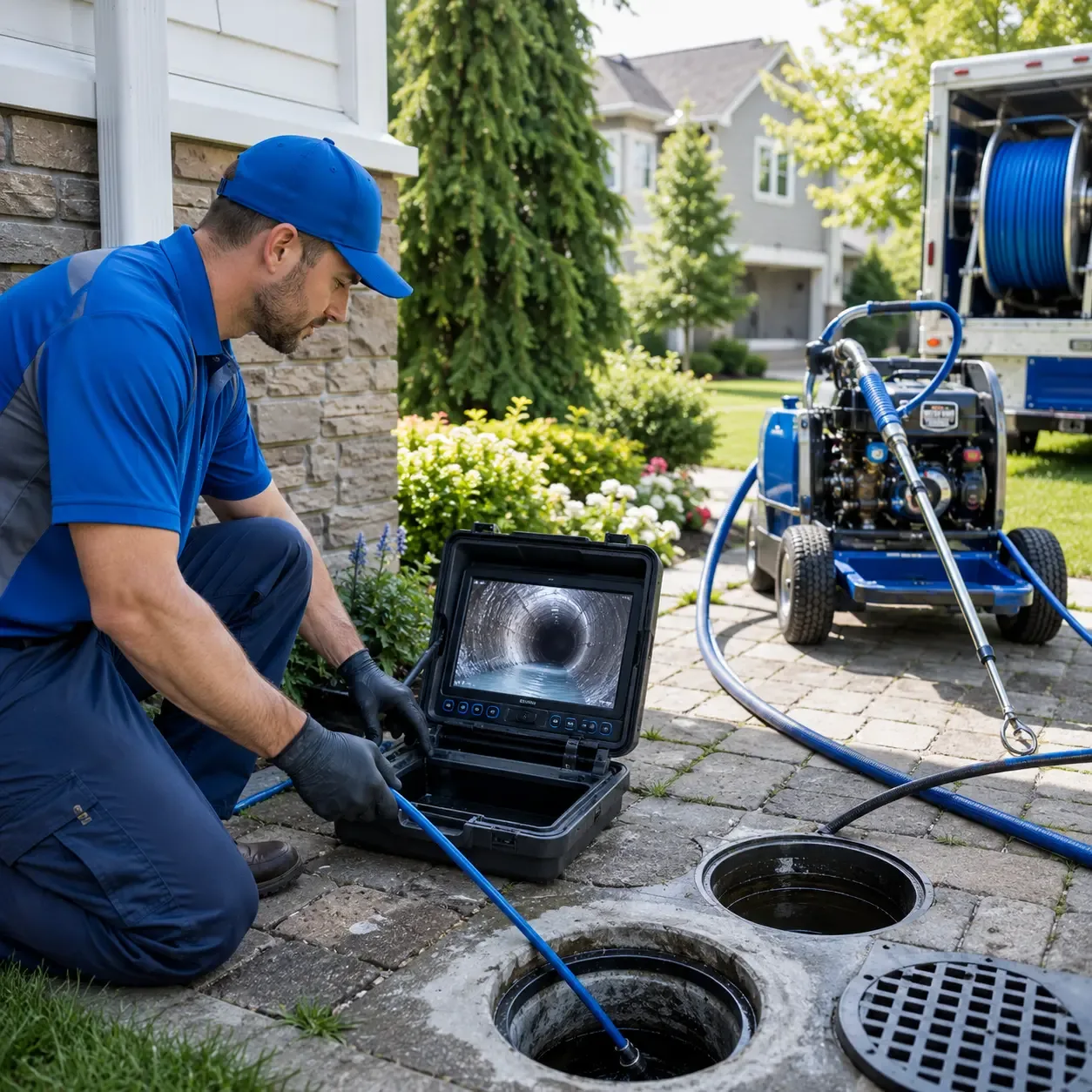 Outdoor drain cleaning professionals serving Spragueville, IA